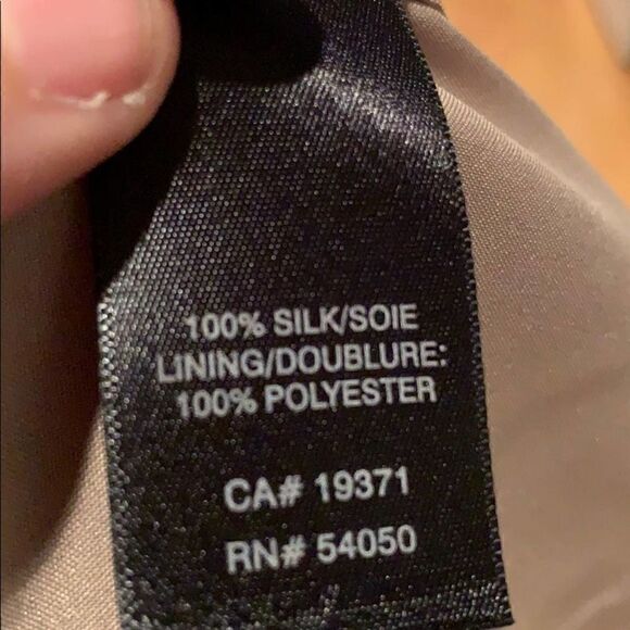 Nwot Robert Rodriguez Black Silk Tan Lined Open Front Blazer Women’s Size 8 - Picture 8 of 8